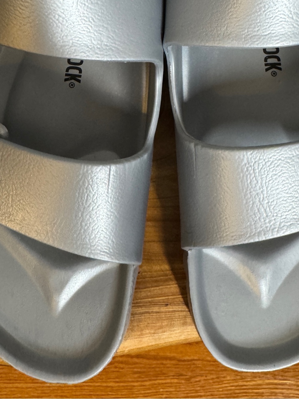 Birkenstock Arizona EVA metallic silver Women's Sandals EU 41 Sz. 10 - Picture 3 of 12